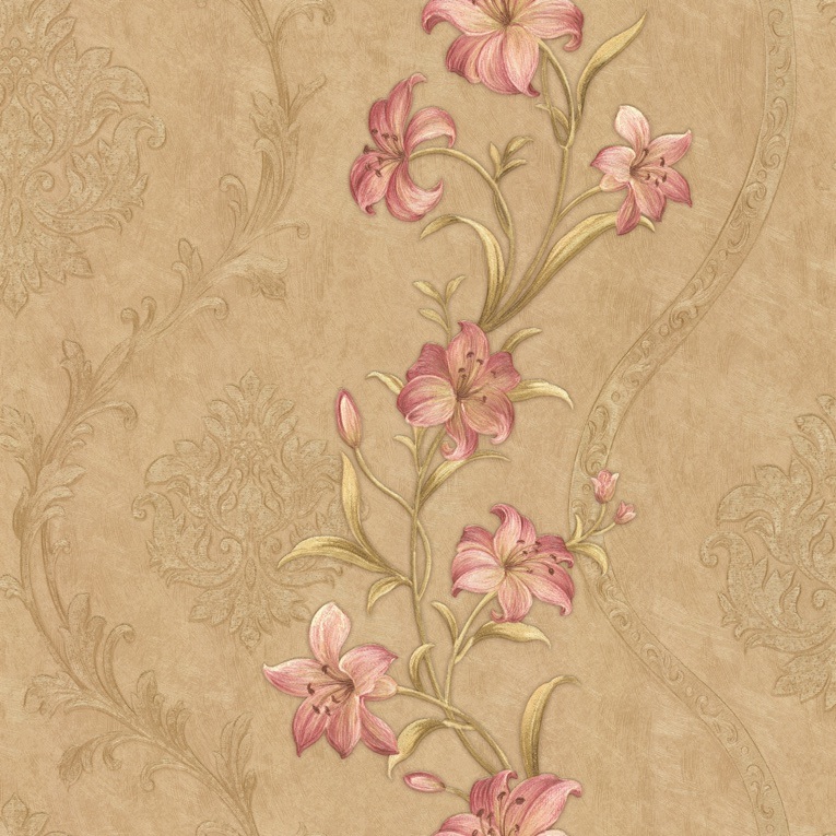 2021 New PVC Classic Flower Design High Quality Wallpapers