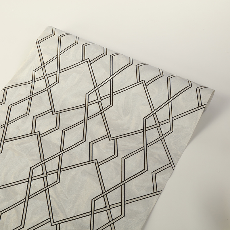 Vinyl PVC Wall Paper 3D Modern Wallpaper Wall Covering for Home Deco