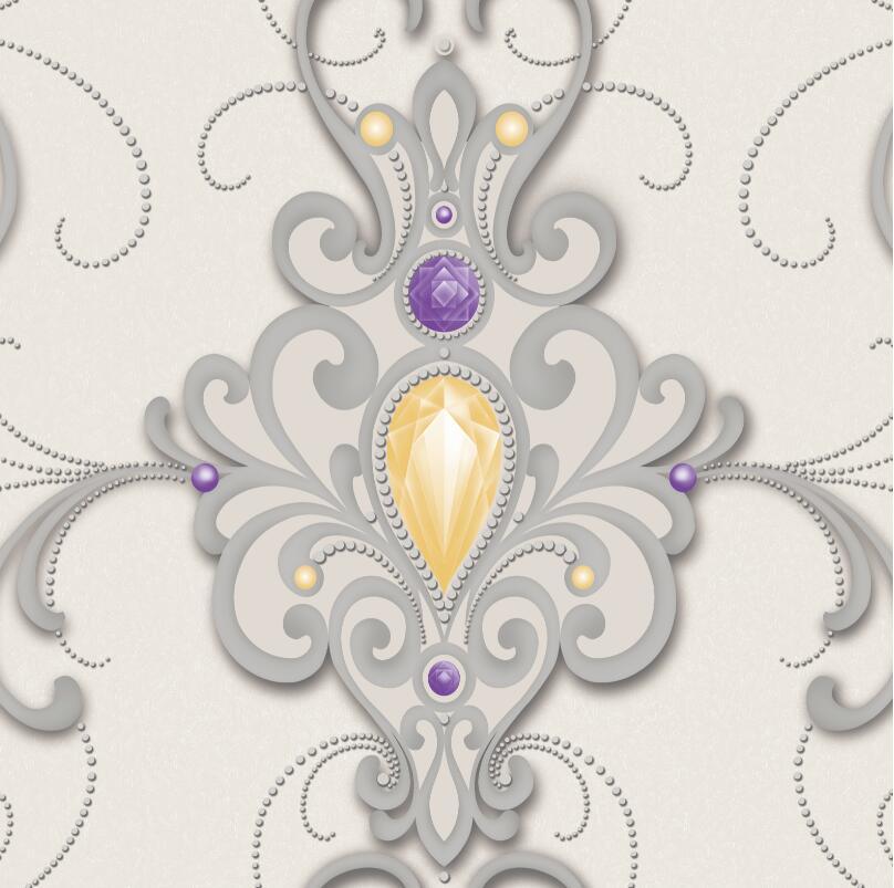 PVC Vinyl Wallpaper 3D Wall Paper Waterproof Wallpaper
