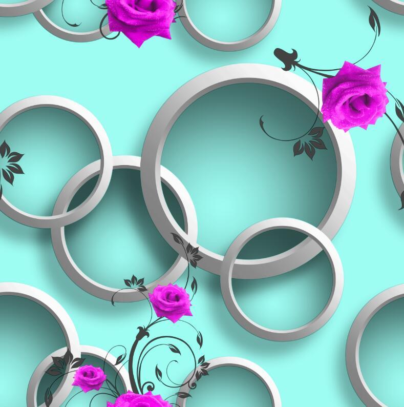 PVC Wallpaper Vinyl Modern 3D Wall Paper for Home Decor