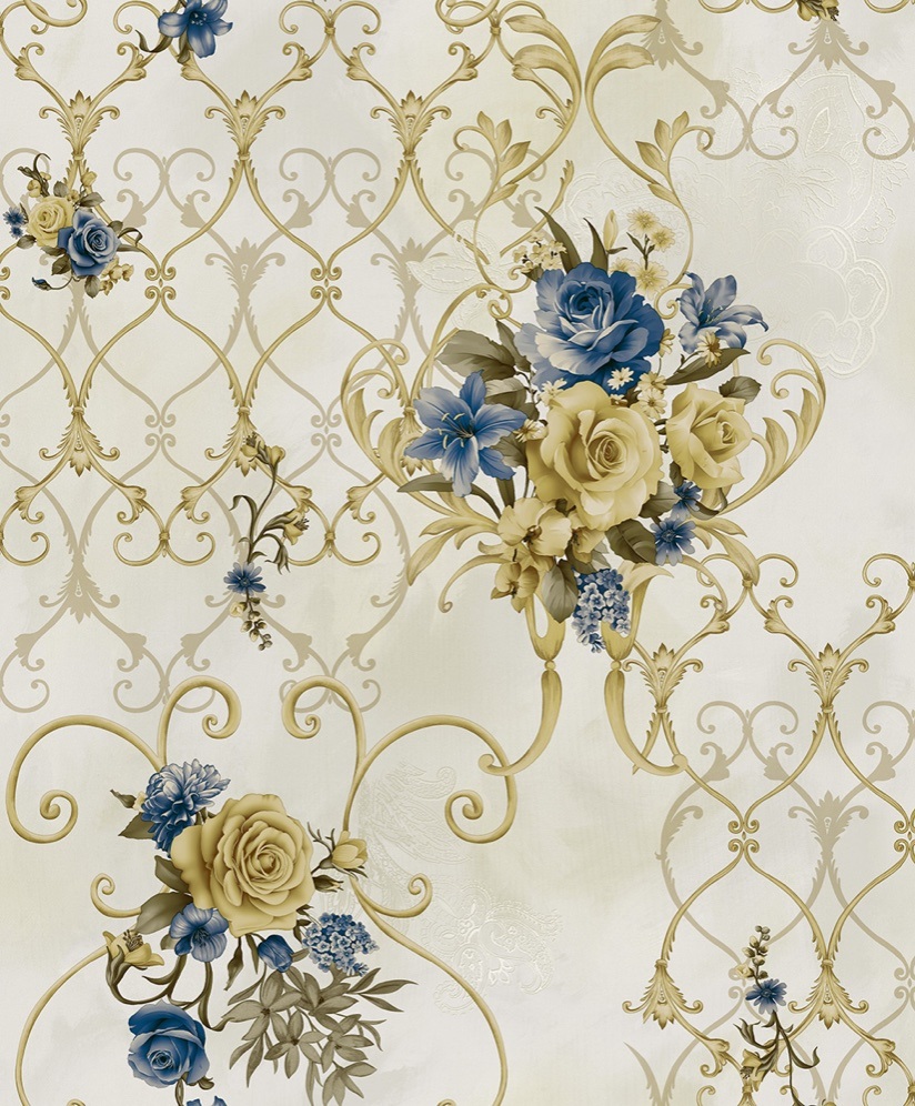 Luxury PVC Wall Paper Modern 3D Design Vinyl Waterproof Wall Paper for Home Decoration