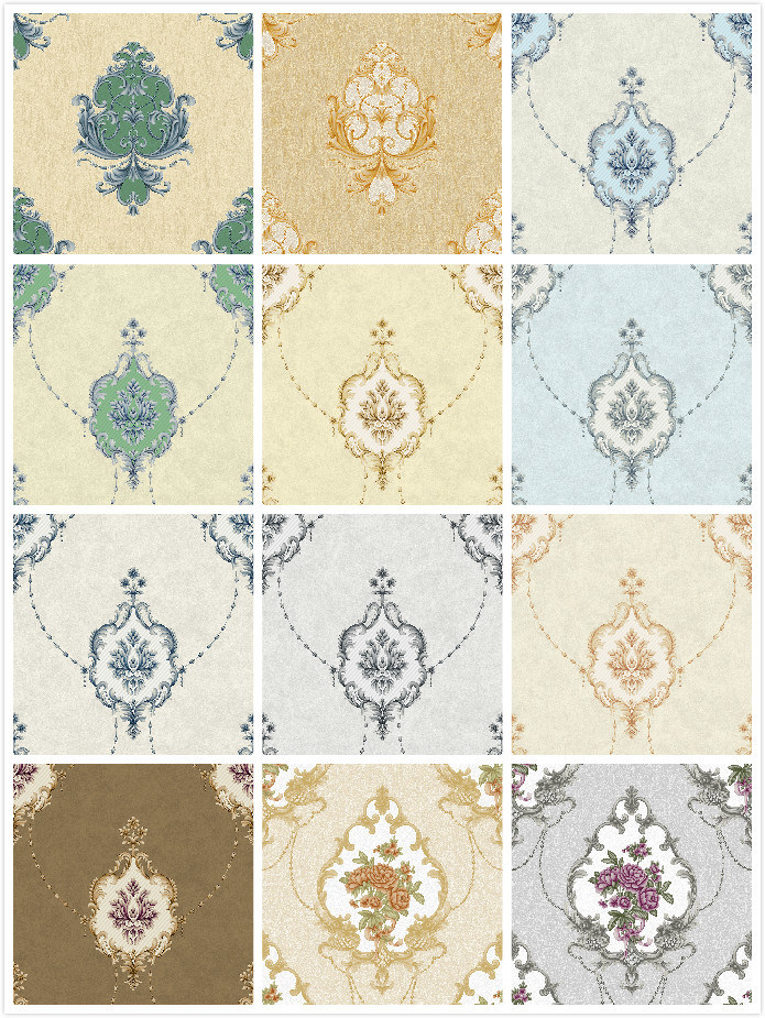 Deep Embossing Wallpaper Vinyl Wall Paper for Home Decor