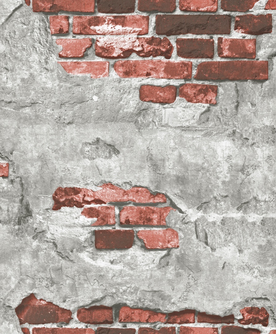 New PVC High Quality Wallpaper Modern Bricks Design Old Style