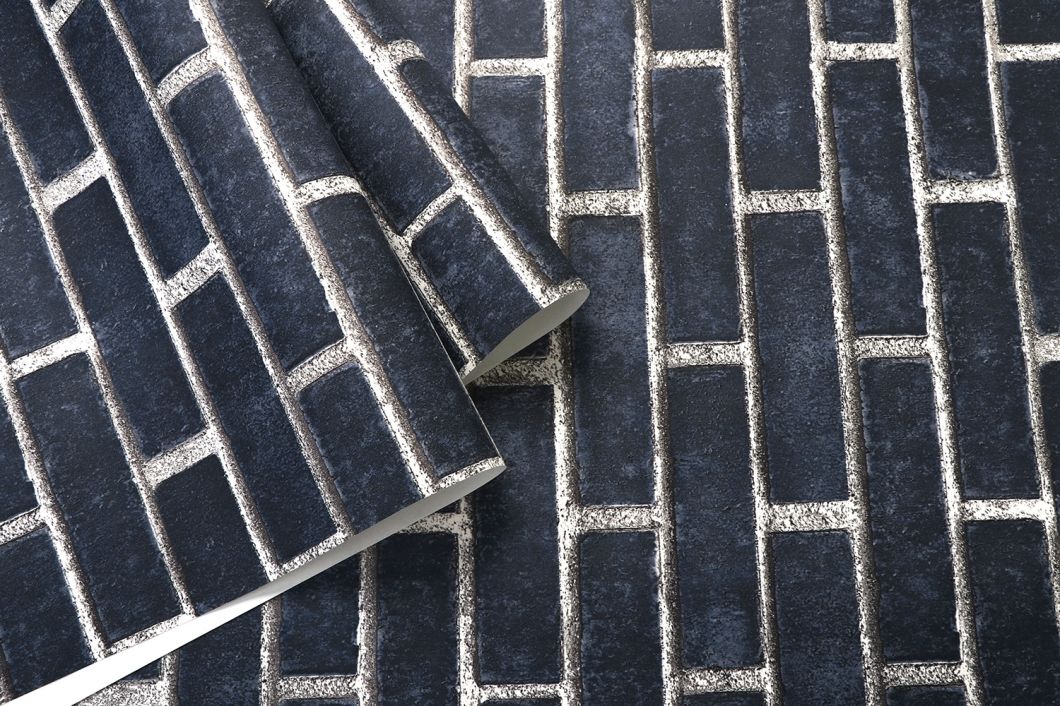 New PVC High Quality Wallpaper Modern Brick Design