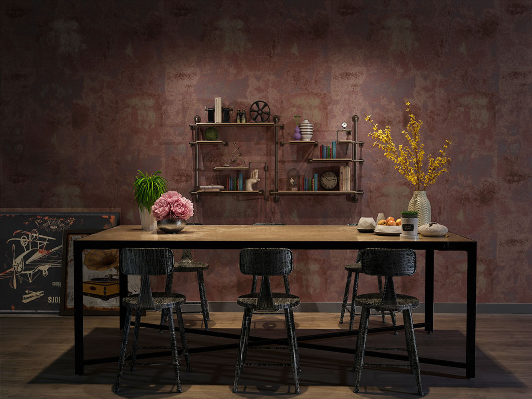 New PVC High Quality Wallpaper Modern Old Style