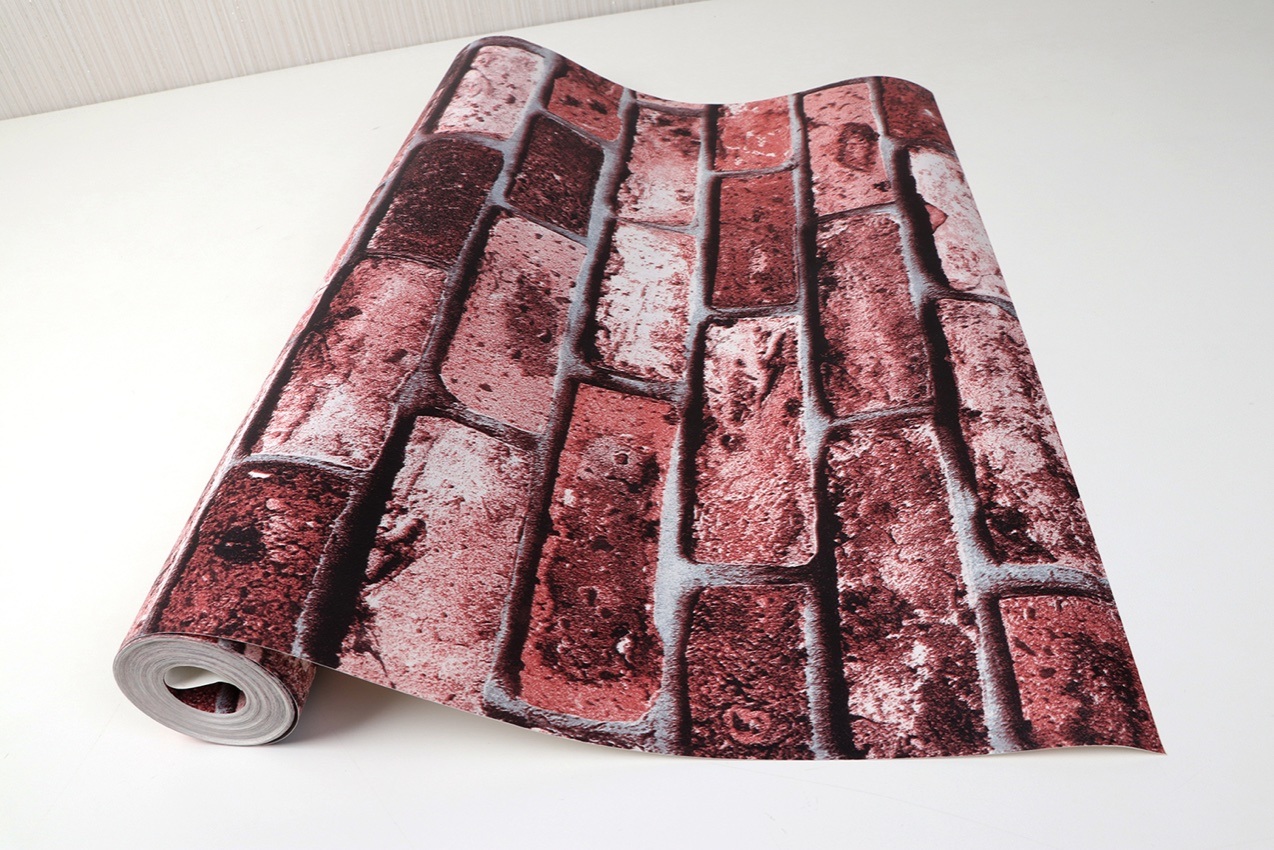 New PVC High Quality Wallpaper Luxury Brick Design