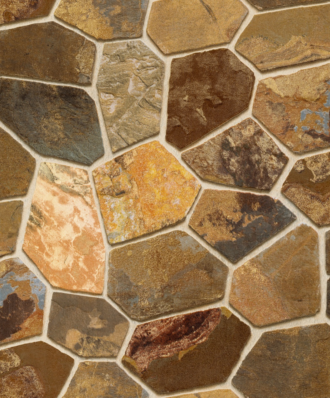 New PVC High Quality Wallpaper Modern Stone Piece Design