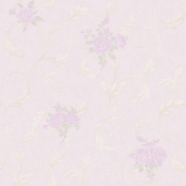 New PVC High Quality Wallpaper Luxury Flowers Design