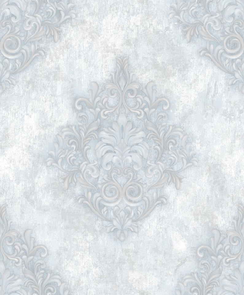 New PVC High Quality Wallpaper Luxury Classic Damask Design