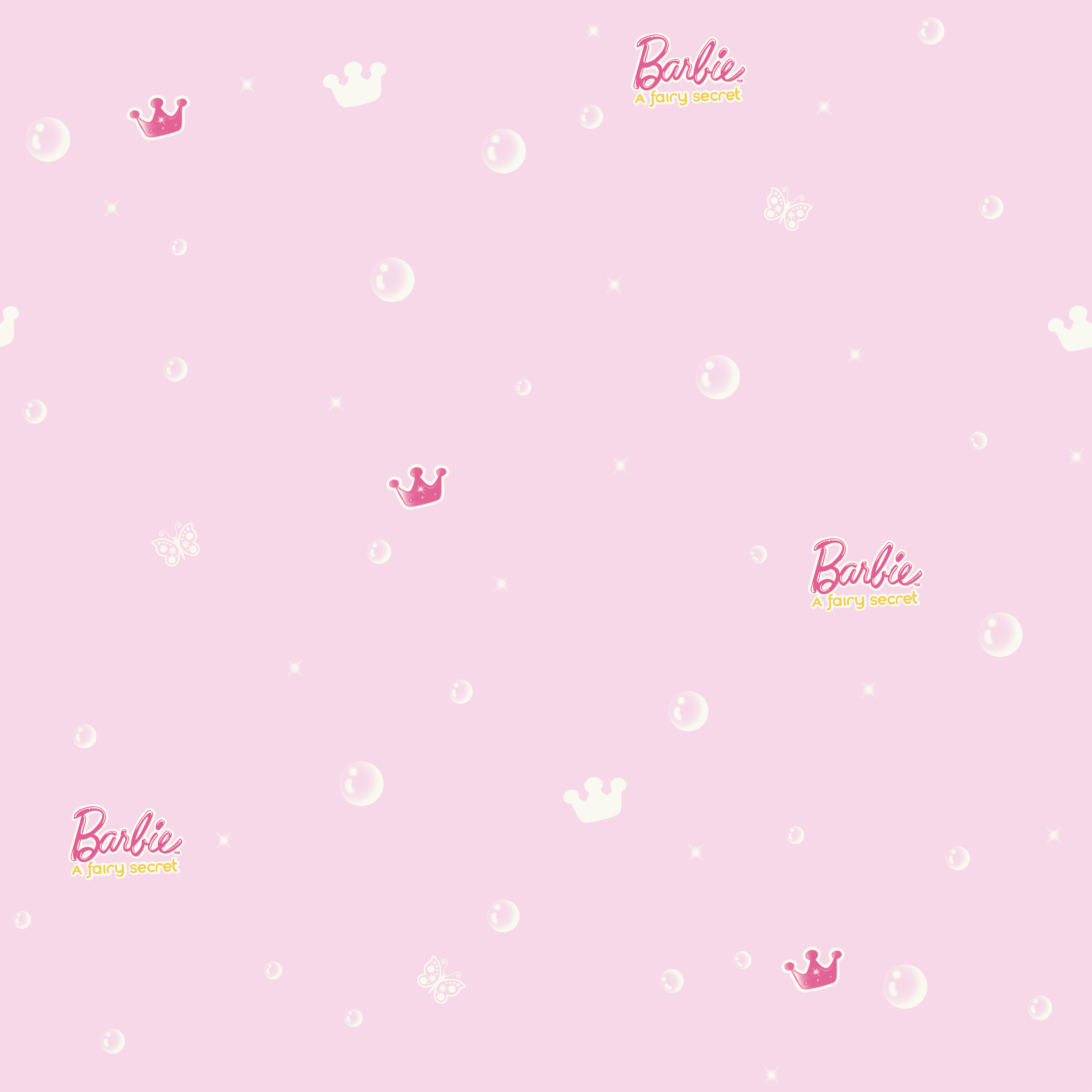 New PVC High Quality Wallpaper Kids Crown Design