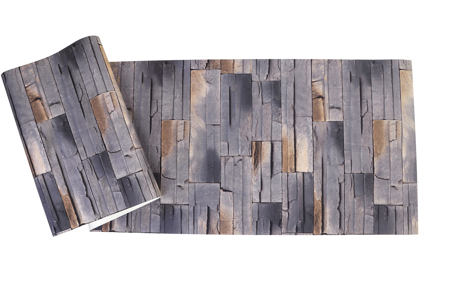 New PVC High Quality Wallpaper Modern Colorful Stones Style