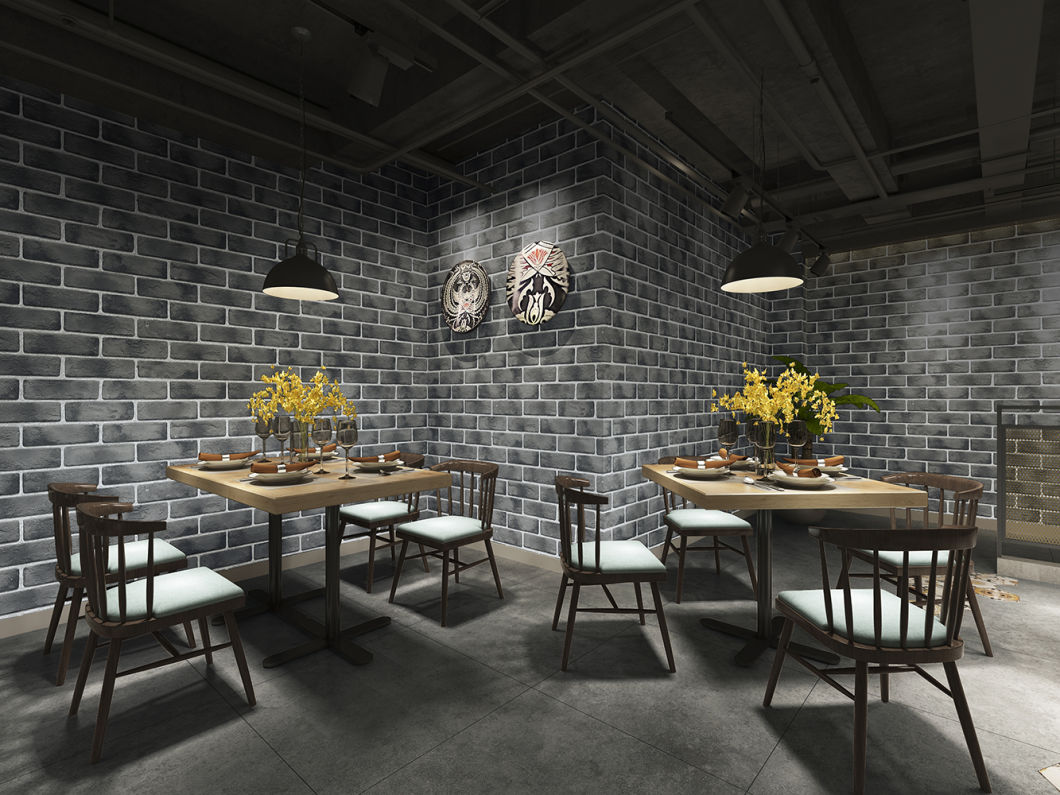 New PVC High Quality Wallpaper Modern Bricks Style