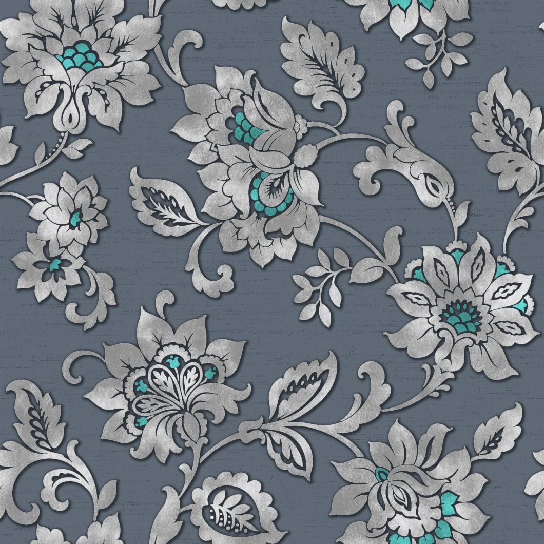 Modern 3D Wall Paper PVC Vinyl Wallpaper for Home Decor