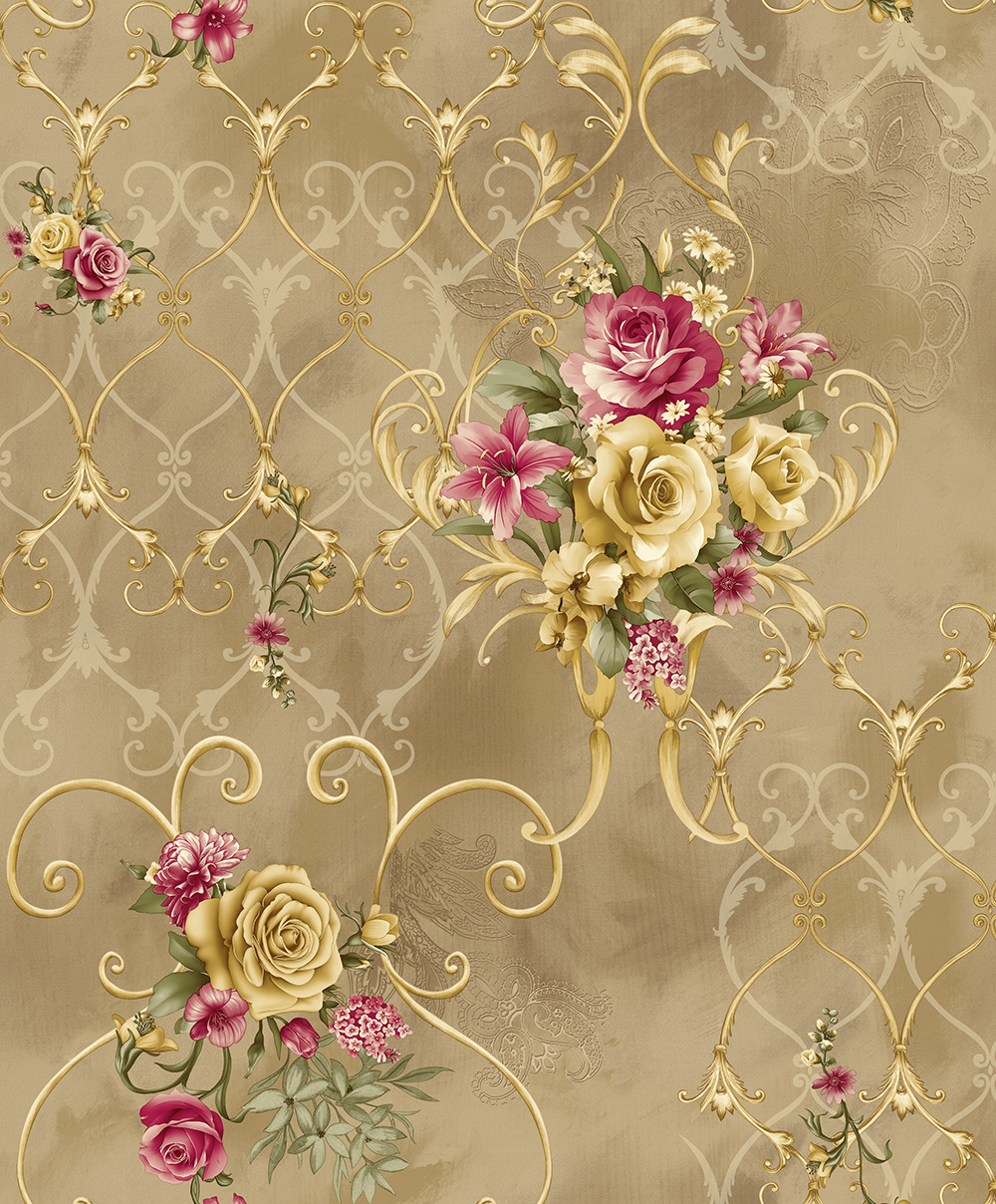 PVC Modern Wallpaper Factory Price 3D Design Waterproof Vinyl Luxury Wallpaper for Home Decoration