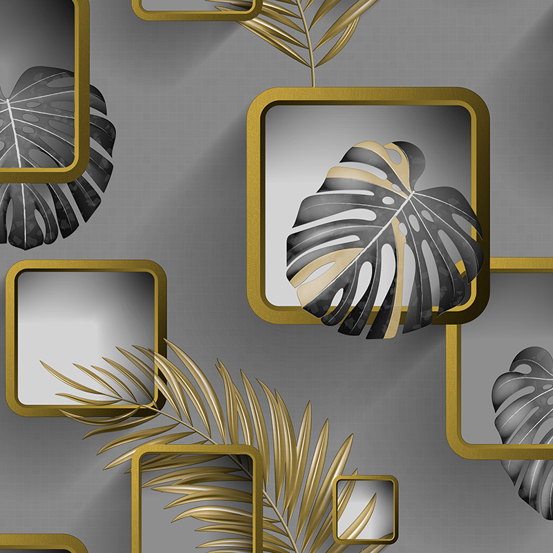 Factory Price PVC Wall Paper Modern 3D Design Vinyl Luxury Wallpaper for Home Decoration