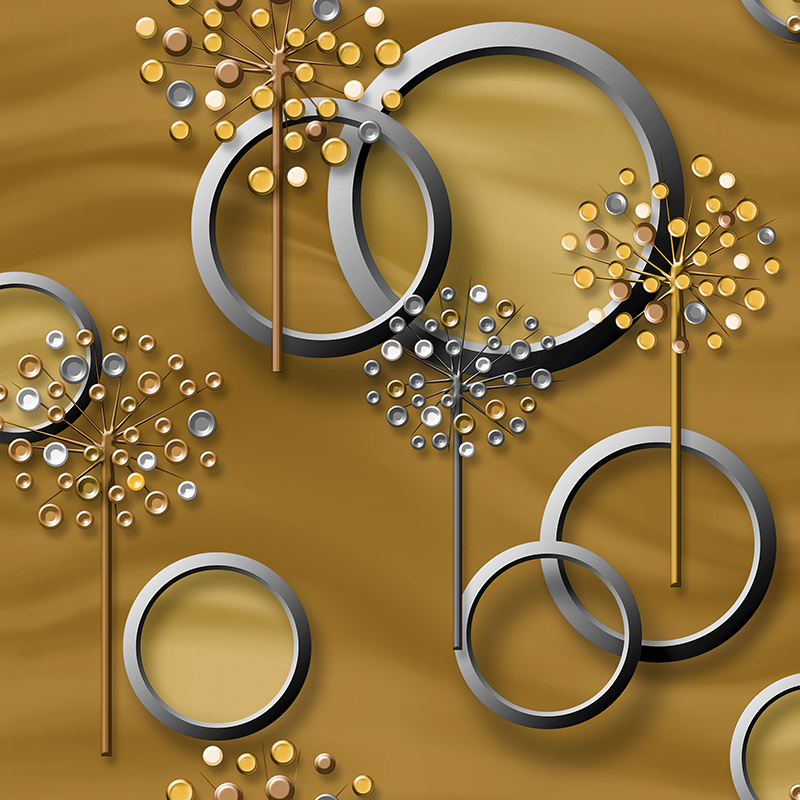 Factory Price Waterproof PVC Wall Paper Vinyl Modern 3D Design Luxury Wallpaper for Home Decor