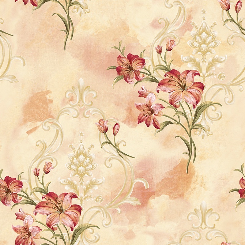Factory Price PVC Wall Paper Vinyl Modern 3D Design Luxury Wallpaper for Living Room