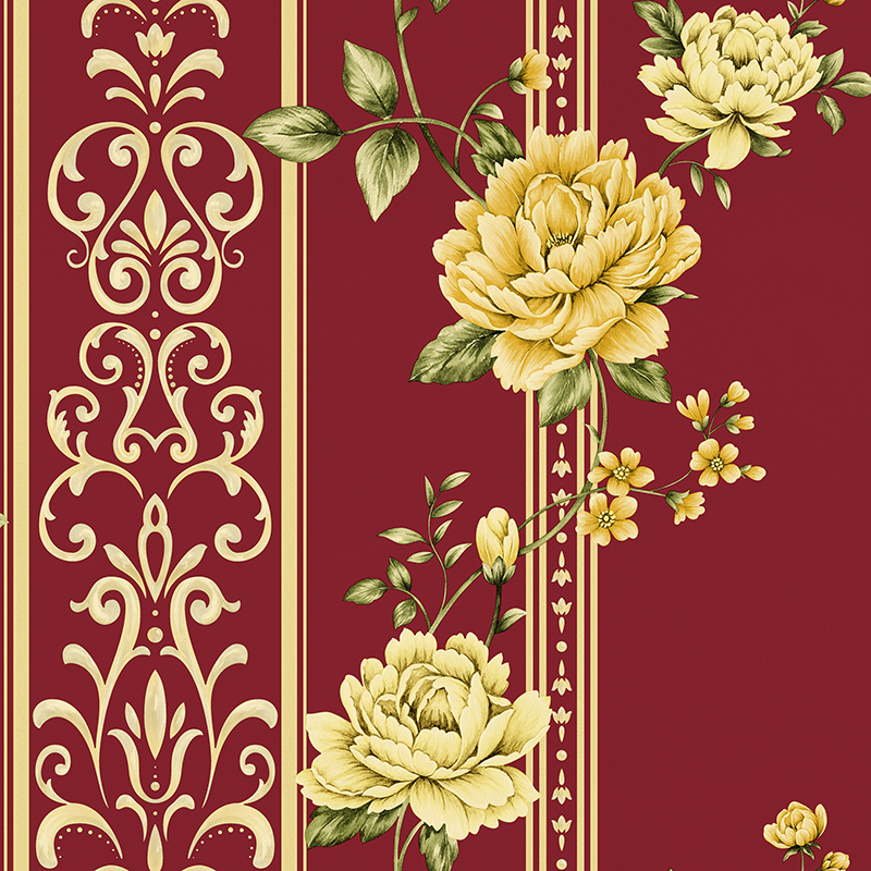 Factory Price PVC Wall Paper Waterproof Vinyl Modern Design Luxury Wallpaper for Home Decoration