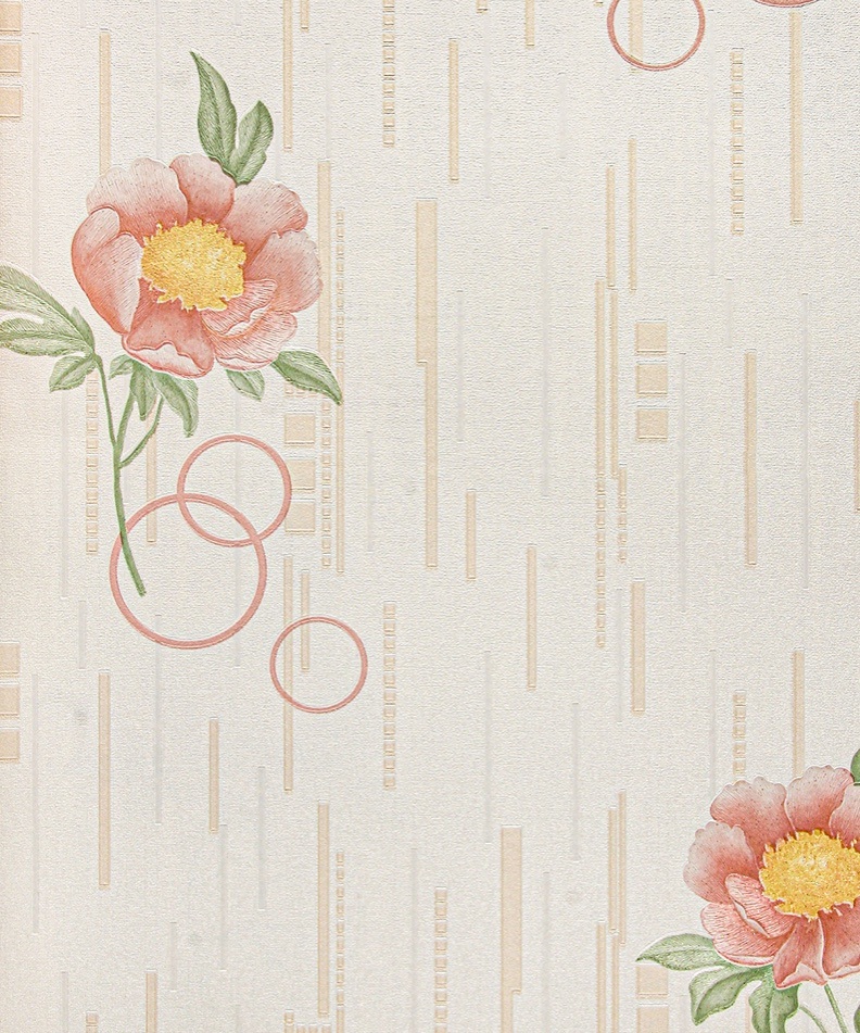 Vinyl Wallpaper Modern 3D Design PVC Waterproof Wallpaper for Home Decor