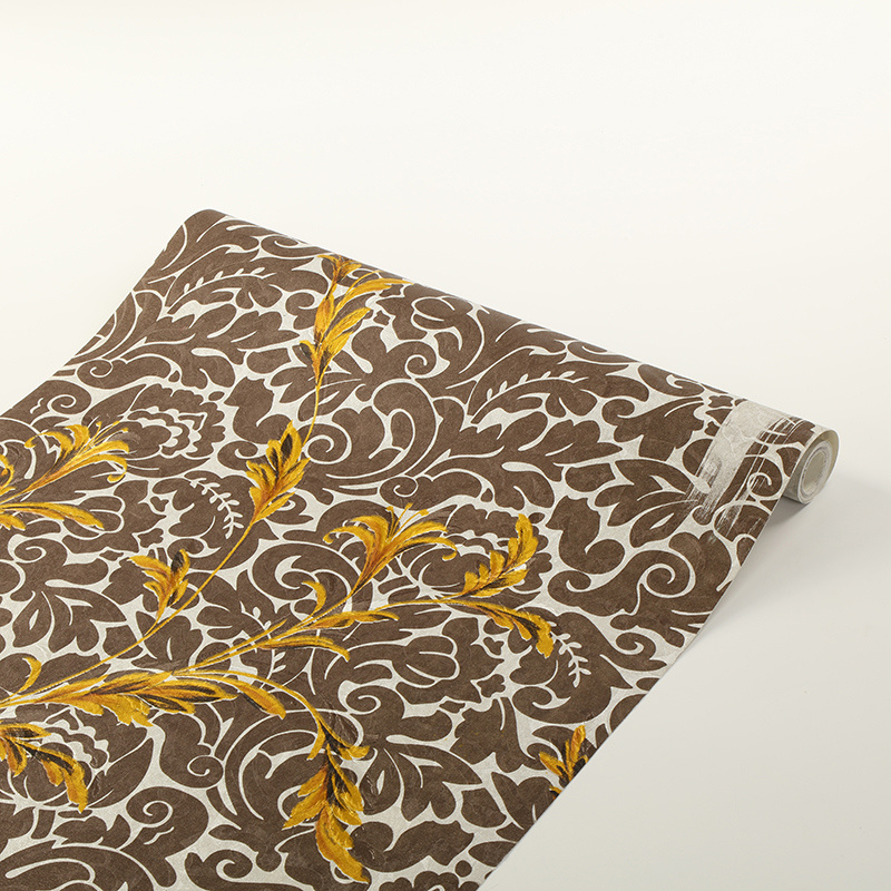 Waterproof Wallpaper PVC Vinyl Classic Wall Paper Wall Covering for Home Decoration