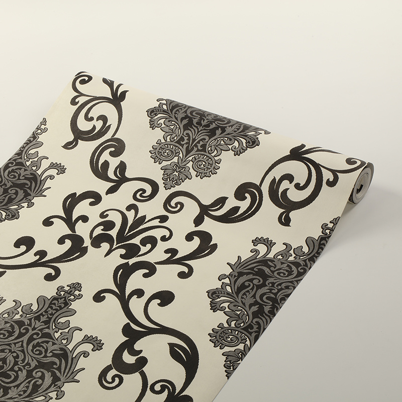 Waterproof Wallpaper PVC Vinyl Classic Wall Paper Wall Covering for Home Decoration