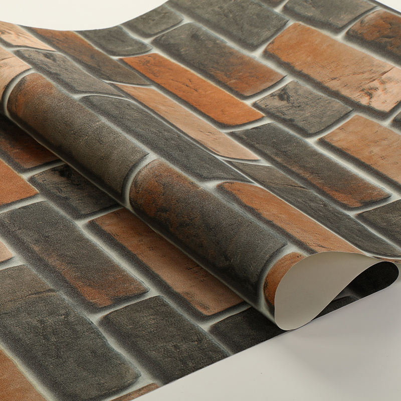 Waterproof Vinyl PVC Wallpaper 3D Modern Wall Covering for Home Decor