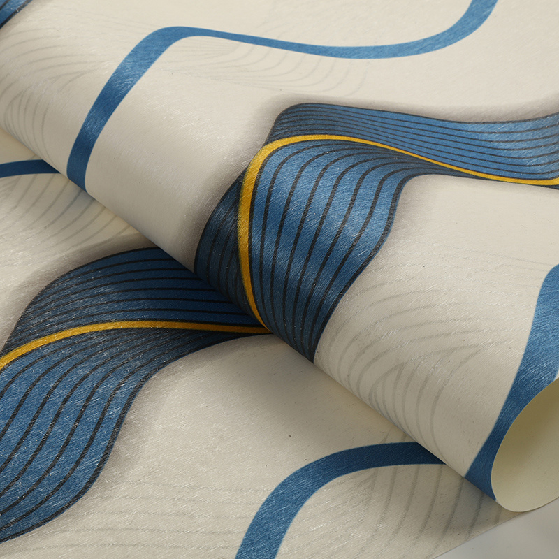 Waterproof Vinyl PVC Wallpaper 3D Modern Wall Paper for Home Decor