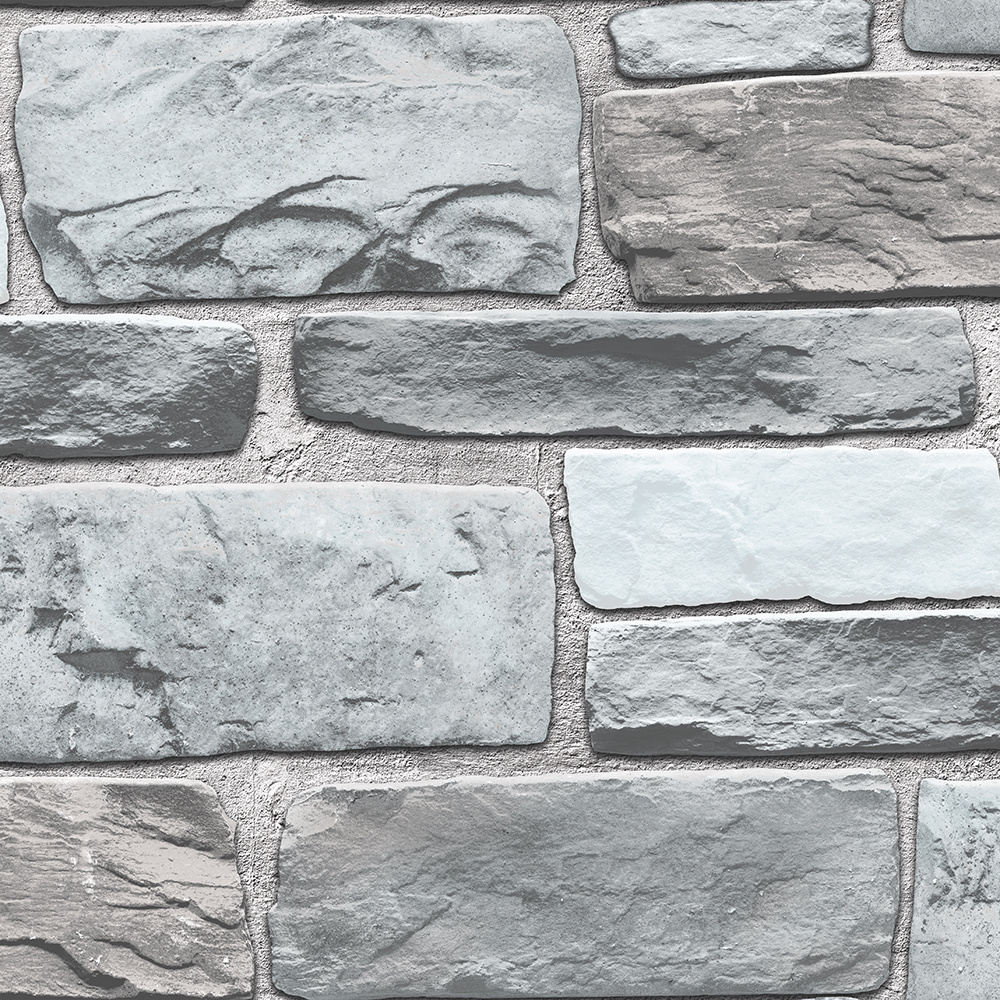 PVC Vinyl Wallpaper Modern Stone 3D Wall Paper