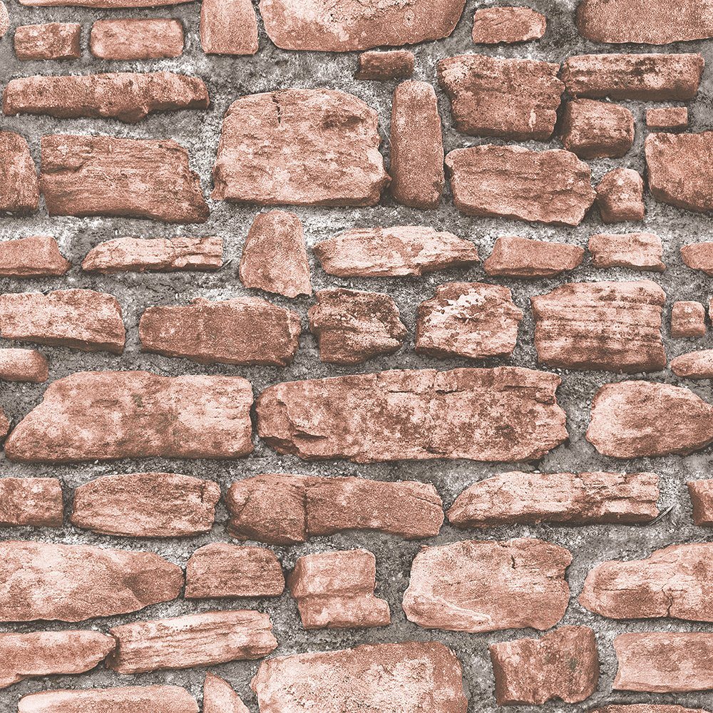 High Quality PVC Vinyl Wallpaper Modern Stone 3D Wall Paper