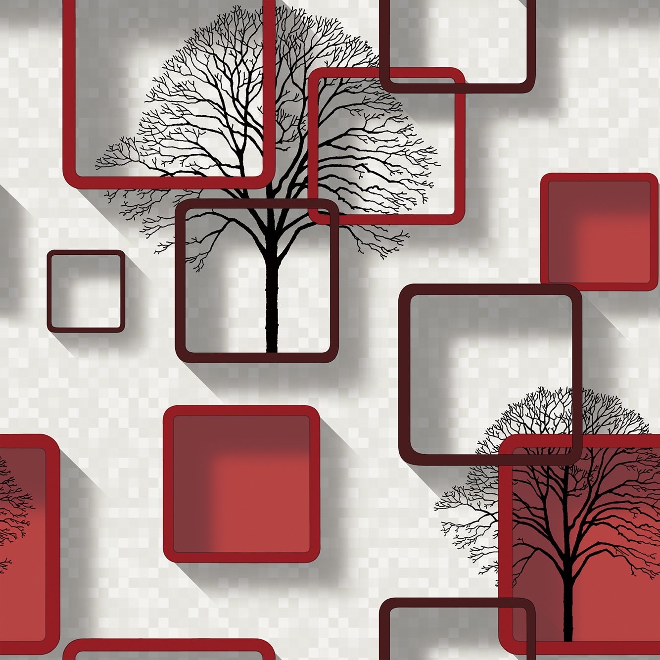 New Modern Classic PVC Decoration 3D Design Wallpaper