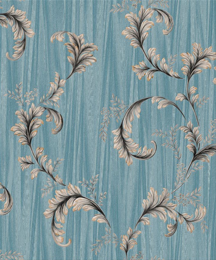 Vinyl PVC Wallpaper Hot Selling Luxury Wall Paper for Home Decor
