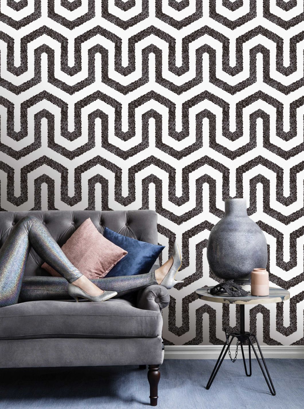 Factory Price Custom Waterproof PVC Vinyl Wall Decoration 106 Wallpaper/Wall Paper