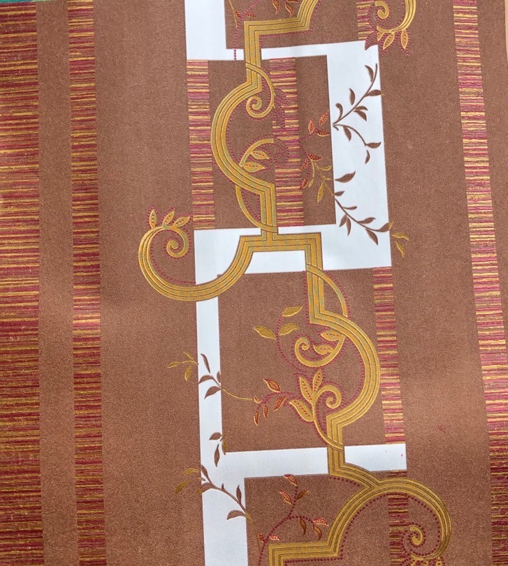 3D Vinyl Wall Paper Factory Price PVC Waterproof Luxury Modern Wallpaper for Living Room