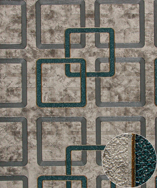 PVC Vinyl Wallpaper Modern 3D Waterproof Wallpaper for Home Decor