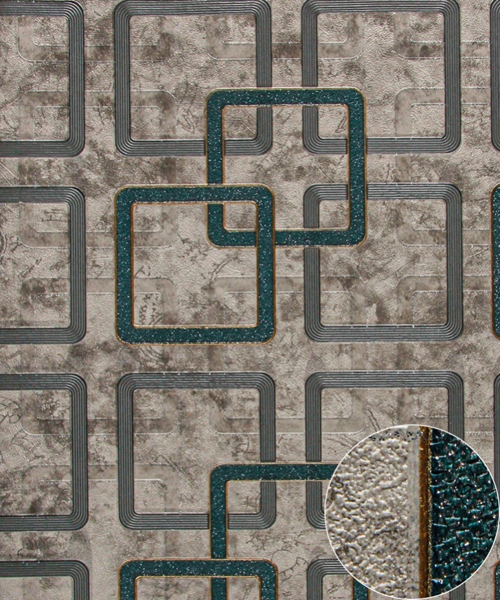 PVC Vinyl Wallpaper Modern 3D Waterproof Wallpaper for Home Decor