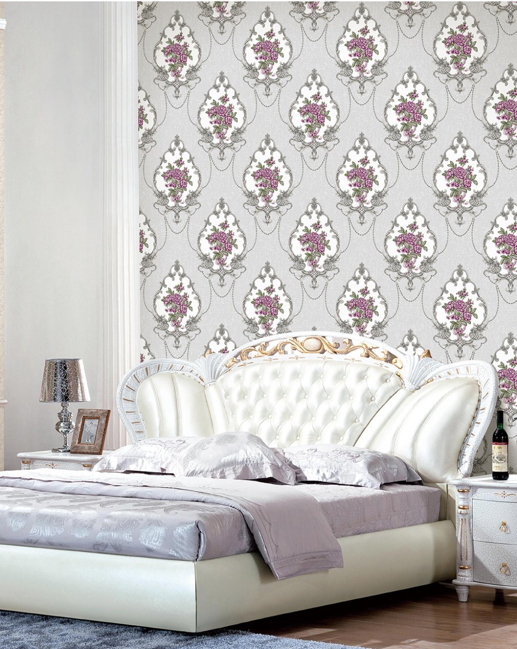 Deep Embossing Wallpaper Vinyl Wall Paper for Home Decor