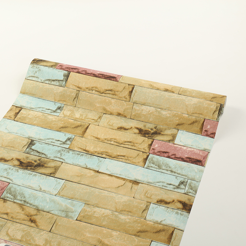 Brick Wallpaper 3D Wall Covering Waterproof Wall Paper for Home Decor