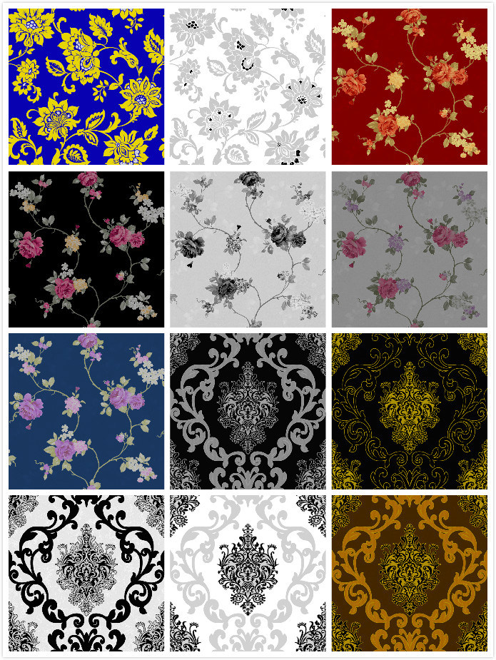 PVC Wallpaper High Quality Vinyl 3D Wall Paper for Home Decoration