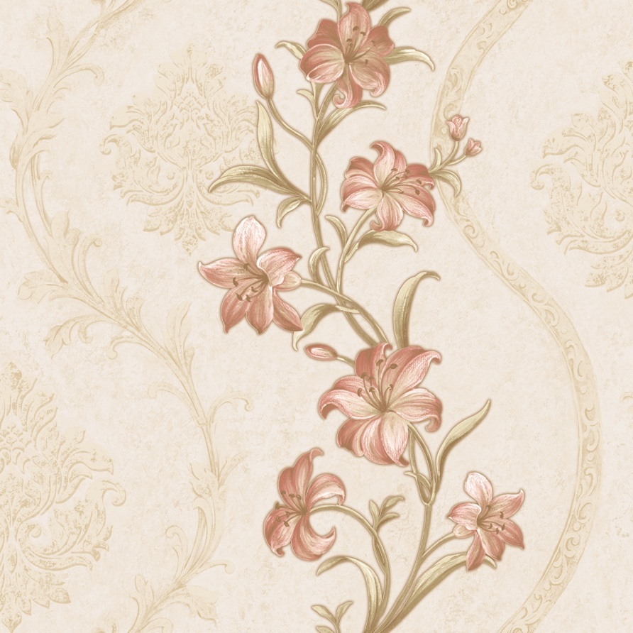 2021 New PVC Classic Flower Design High Quality Wallpapers