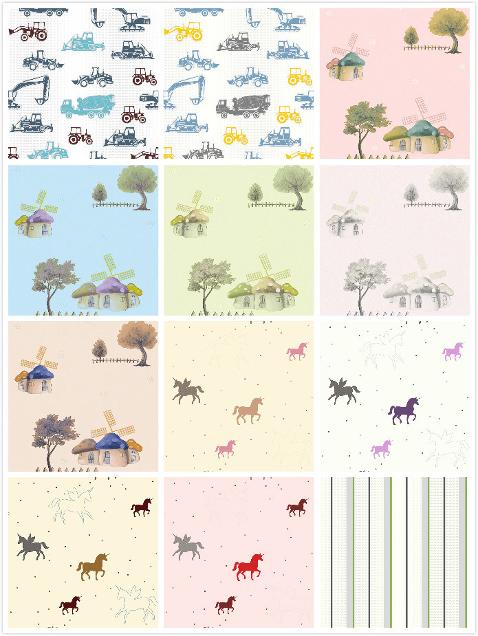PVC Wallpaper High Quality Vinyl Wallpaper for Children Room
