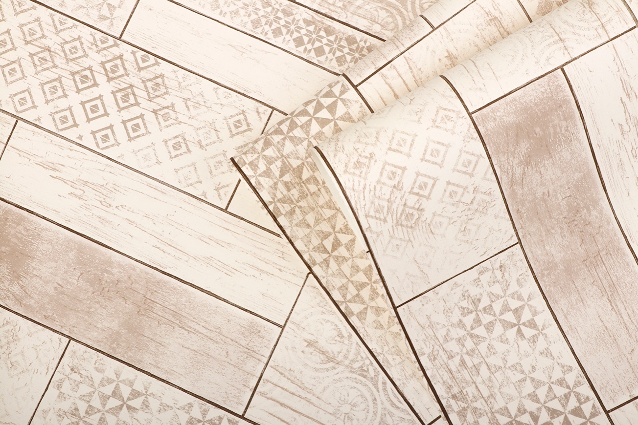 New PVC High Quality Wallpaper Modern Luxury Colorful Wooden Design
