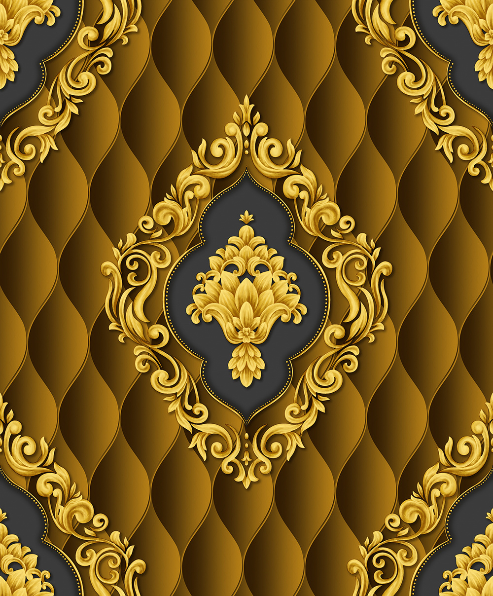 PVC Factory Price Wall Paper Modern 3D Design Vinyl Luxury Waterproof Wallpaper for Home Decor