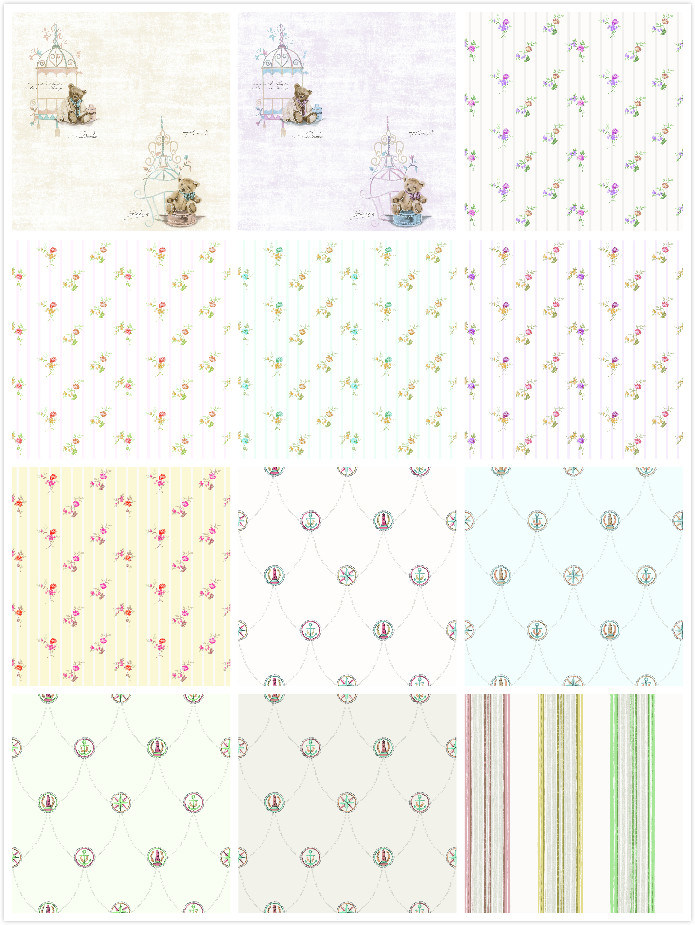 High Quality Wallpaper for Children Non Woven Wall Paper