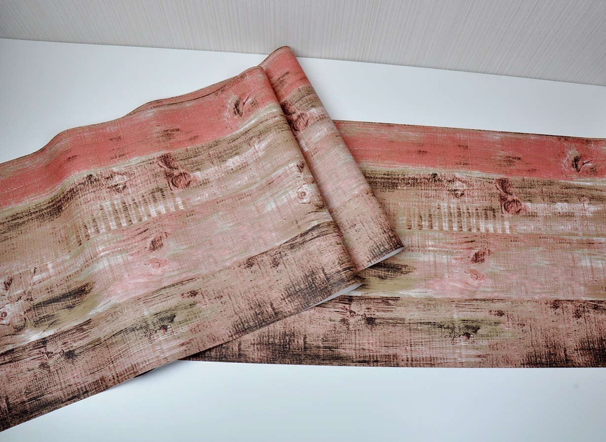 New PVC High Quality Wallpaper Modern Luxury Wooden Design