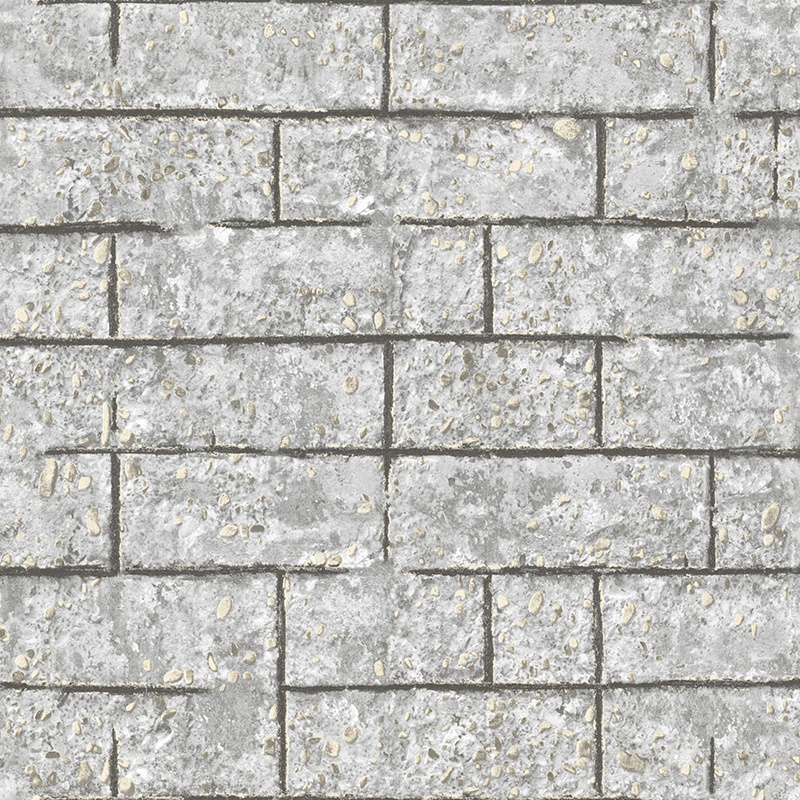 New PVC High Quality Wallpaper Modern Bricks Design