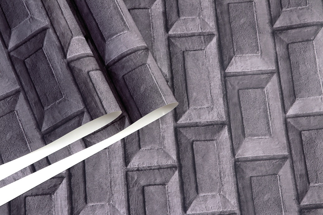 New PVC High Quality Wallpaper Modern Industry Brick Style