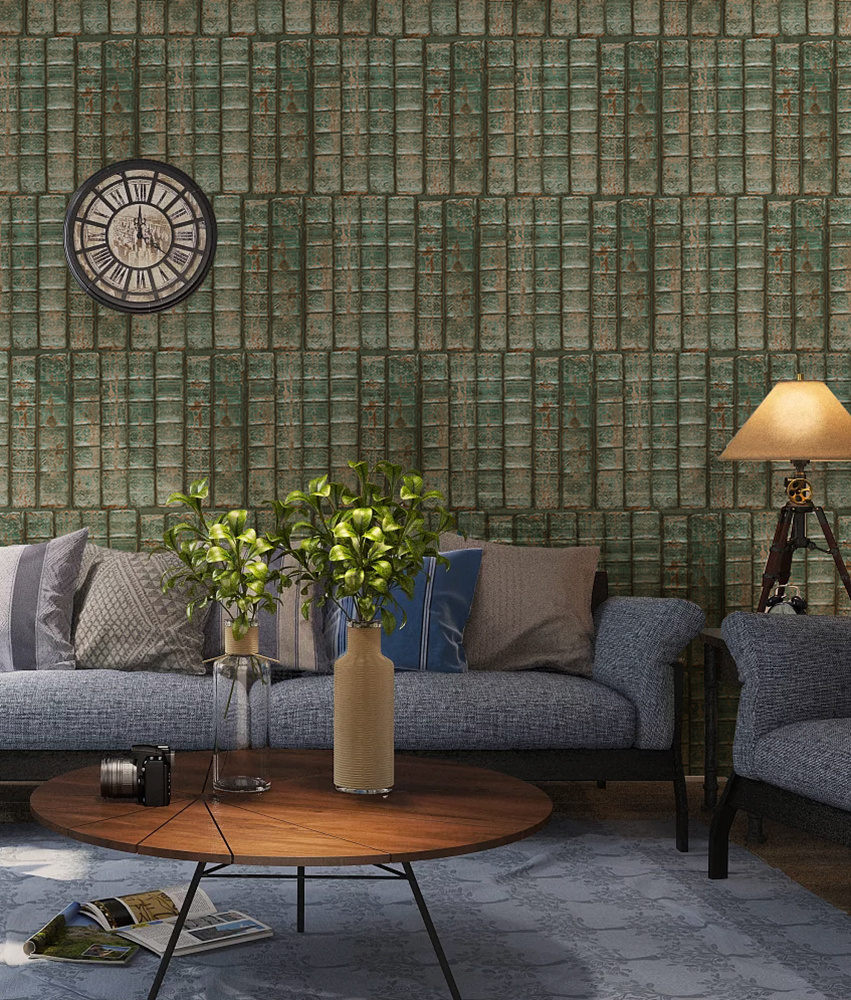New PVC High Quality Wallpaper Modern Old Styles