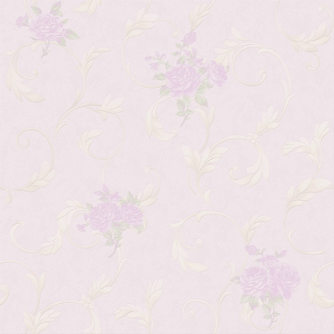 New PVC High Quality Wallpaper Luxury Flowers Design