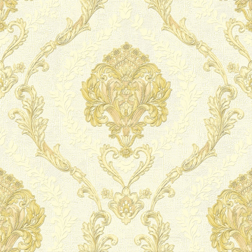 New PVC High Quality Wallpaper Deep Embossing Europe Design