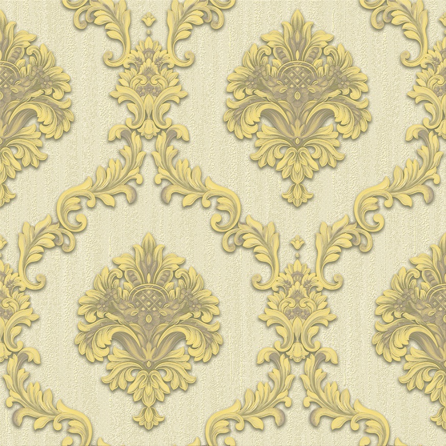 New PVC High Quality Wallpaper Deep Embossing Luxury Design